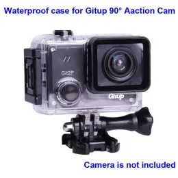 Kameror Original undervattensfodral för G3 Git3 Gitup Git2 Git2p 90 graders dykning 30 m vattentät bostad Extreme hjälm mini action cam