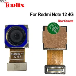 Câmera traseira da câmera traseira para Xiaomi Redmi Nota 12 4G traseiro traseiro principal Cântico Big Cader Substituição do cabo para Redmi Nota 12 4G Câmera traseira