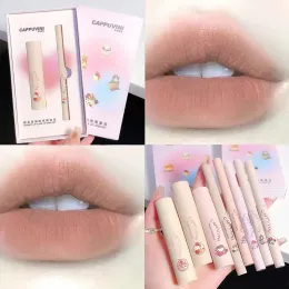 Zestawy Matte Lip Mud Lip Liner Pener Pudownia Podarunek Makijaż Set warga Glaze Cream Waterproof Lips Lipstick Pen trwa Korea Make Up Cosmetics