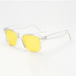 Vivibee Classic Night Vision Glasses Men Square PolarizedレンズUV400女性用の黄色いサングラス2024ドライビングゴーグル