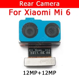 モジュールXiaomi Mi 6 Mi6バックメインビッグカメラモジュールフレックスケーブル交換用スペアパーツ用のオリジナルリアカメラ