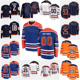 KOB 리버스 레트로 하키 13 Jesse Puljujarvi Jerseys 25 Darnell Nurse 29 Leon Draisaitl 97 Connor McDavid 93 Ryan Nugent-Hopkins 18 Zach Hy