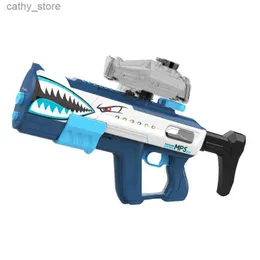 Gun Toys mp5 Shark Water Gun Toys Pełny automatyczny elektryczny ciśnienie wody pistolety letnie wody na zewnątrz walczy na plażę dziecięcą zabawki prezent2404