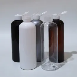 Bottiglie 24pcs da 300 ml bottiglia di lozione cosmetica bianca nera vuota con contenitori per animali domestici a vite a flip.