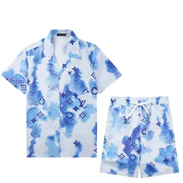 Designer -Shirts Strand Shorts Herren Hawaii Blumendruck Bowling Hemd Casual Shirts Männer Kurzarmhosen Varietät MM