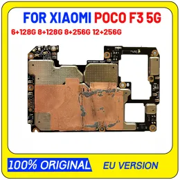 Antenna 128GB 256GB per Xiaomi Poco F3 5G Motboard, disassemblare la scheda principale originale per Xiaomi Poco F3 5G Logic Board con chip completa