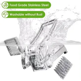 2024 Vegetable Shredder Stainless Steel Potato Chips Maker Meat Chopper French Fries Slicer Cutting Machine Potato Cutter Blade vegetable