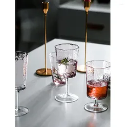 Бокалы для вина творческий восьмиугольный стеклянный чашка бокал чаш для шампанских