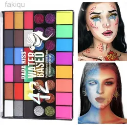 PE7H Body Paint Cood Painting Body Make Up Face Flash Tattoo Eye ombreggio facile da pulire Multicolor Festival Halloween Art Christmas Makeup Party Strumenti D240424