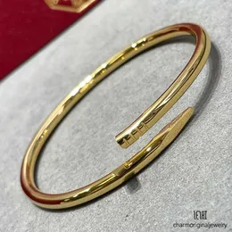 męski projektanta biżuterii paznokci sier do kobiety bransoletki stalowa bransoletka złota bransoletka