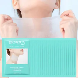 الرقبة 20pcs Bioaqua antiwrinkles قناع الرقبة ترطيب تفتيح العناية بالبشرة الكولاجين أقنعة منتجات العناية بالبشرة الكورية