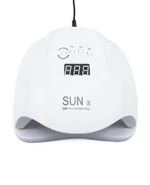 Güneş x 54W tırnak kurutma makinesi UV LED tırnak lambası LCD Ekran Hibrit LEDS Kurutma lambası Jel Cilası Tırnak Manikür Aracı LY191286729162