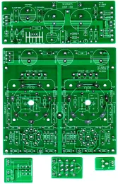 Amplifikatör huaji elektronik tüp amplifikatör güç amplifikatörü huaji ses stfu32pp 2*10W pushpull amplifikatör PCB devre kartı