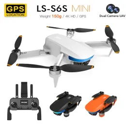 Drones S6S Mini Drone 4K GPS Профессиональный hd двойная камера аэрофотография Drone 5g Wi -Fi FPV безмолв.