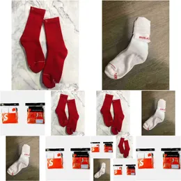 Meias masculinas 2 par/ packfashion algodão casual respirável com 3 cores Skateboard SkiP Hop Sock Sports Drop Drop Aparel Underwear Dhiya