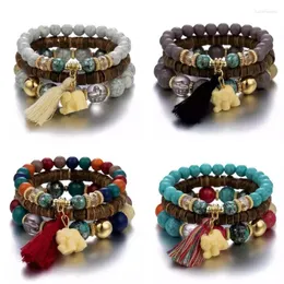 Charm Bracelets Fashion Bohemian Damen Set für Frauen europäische amerikanische niedliche Armband mehrschichtiger Boho-Schmuckanzug