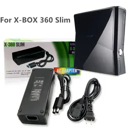 AC-Adapter-Stromversorgungskabelladegerät für X-Box X Box 360 Slim Ladegerät 12V 10.83a US/UK/EU/AU-Plug mit Boxpaket