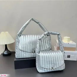 Handbag High Quality Designer Bags Beach Bag Monaco Sling Underarm Silver Beach Bag