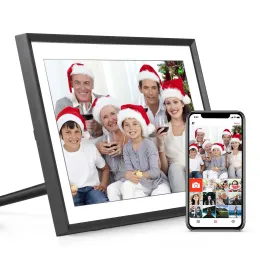 Frames Andoer 10.1inch WiFi Digital Photo Frame Cloud Digitales Bild Frame 1280*800 TFT -Touchsbildschirm 16 GB Speicher Share -Foto über App