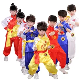 Kinesiska kulturpojkar flickor barn kinesiska kung fu kampsport tai chi dräkt hcal-060