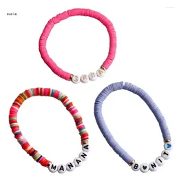 Strand x7ya 3xkarol armband Musik Inspirerad Bohemian Bangle Summer Friendship writ smycken gåva för kvinnor flickor