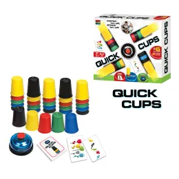 SPELS SPORTS STAPNING CUPS PLASTIC CARD GAMES Familjeförälder Child Outdoor Indoor Speed ​​Challenge Training Desktop Funny Toys Classic