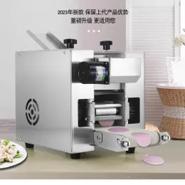 Tillverkare kommersiell dumpling omslagstillverkare elektrisk automatisk wonton omslag maskinrulle deg press press dumpling hudnudel pasta maker