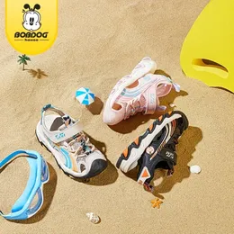 Bobdog Unisex Kid의 가까운 발가락 통기성 샌들 소년 소녀의 야외 활동을위한 내구성이 뛰어난 캐주얼 해변 신발 신발 BBT22641