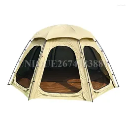 Tents And Shelters Outdoor Camping Octagonal Spherical Dome Tent One-Piece Skeleton Windproof Rainproof