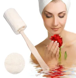 طبيعية جديدة لوفاه طويلة المقبض دش حمام حمام جسم الفرشاة spa scrubber7168355