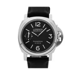 Panerei 시계 자동 운동 시계 스포츠 시계 Paneraiss Luminors 8 Jours Manuelle Acier Montre Homme