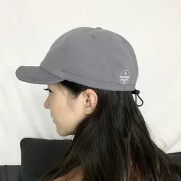 Теннисная американская короткая края бейсболка ins fashion brand men women women allomfortable skinlistry baseball -cap Korean Style Peaked Cap