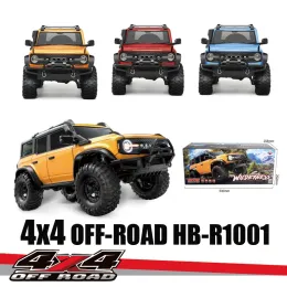 Cars New 1:10 Huangbo R1001 Horse Full Scale RC Remote Control Model Car Simulation 4x4 OffRoad Large Size Climbing Toys Car Gifts