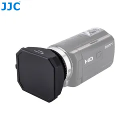 Filter JJC 46mm Camcorder DV -Schraubhaube Videokamera Objektivhaube mit Objektivkappe für Canon Sony Panasonic JVC