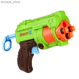 Waffenspielzeug Soft Bullet Toy Gun mit Patrone und zurückziehen Action Toy Foam Schockwave Educational Toy Model Giftl2404