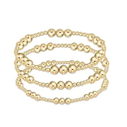 Strands KKBead Stretch Bracelet Femme 18 K Bracelets de miçangas de ouro à prova d'água para mulheres pulseras de jóias Mujer