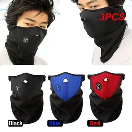 Bandanas 3PCS Masowa maska ​​motocyklowa Stylowe podgrzewacze szyi snowboardu wielofunkcyjny gaiter Wszechstronny zimowy sprzęt trwał