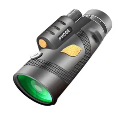 Telescópio Binoculares 4K 12x50 Monocular Profissional poderoso Long Range Portátil HD BAK4PRISM FMC LLL Visão noturna para Camping4352141