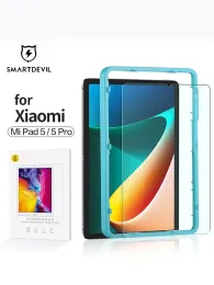 Protectors SmartDevil Tempered Glass för Xiaomi Mi Pad 6 11 Inch Pad 5 5Pro 12,4 tums tablett 9H Skärmskydd HD Anti Blue Ray med verktyg