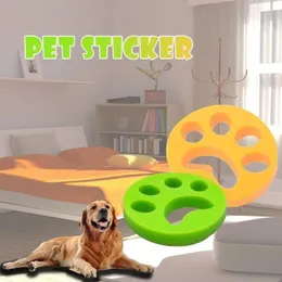 2024 2023 Ny Pet Hair Remover Återanvändbar dubbelsidig silikonkläder klistermärke Torrare Rengöring Tvättverktyg Double Sided Silicone, torktumlare Rengöringsverktyg