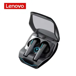 Gemstones Lenovo XG02 TWS Gaming Bluetooth Headset Low Latency Touch Control Lernkopfhörer Rauschunterdrückung Gaming -Ohrhörer mit Mikrofon