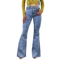 Jeans a vita alta alla moda estiva di nuovi jeans