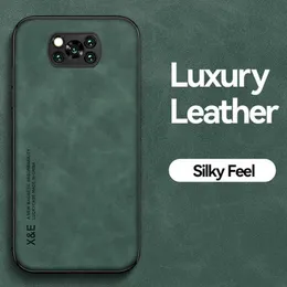 Mi Poco x3 Pro sace Leather Car Car Magnetic Holdeth Back Cover for Poko Little Pocco X3 X 3 Pro NFC Pocox3ソフトフォンケース240423の携帯電話ケース