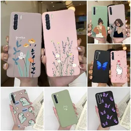 Случаи сотового телефона для Oppo A91 F15 Shock -Reseper Silicone Soft Phone Case Back Cover для OPPO F15 CPH2001 F 15 A91 2020 OPPOA91 A 91 RENO 3 CASE 240423