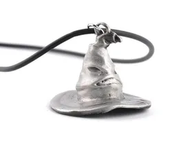 2021 Classic School Magic Metal Cap Hat Pendant Necklaces Leather Chain To bring You A Magical experience Power Jewelry4553671