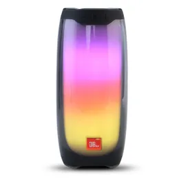 Pulse4 Music Pulse 4 Efeito de luz colorido Bluetooth Alto -falante sem fio Bass de áudio à prova d'água 5 aplicável