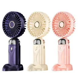 Diğer Aletler El Mini USB Fan Mini Handheld Mini Mini Fan Soğutucu Taşınabilir El Electric Fan Şarj Fanı J240423