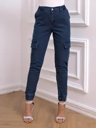 Calça feminina tobinoone tlap bolso de bolso corredor