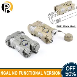 Lights Tactical Airsoft Ngal Laser Indicator Nofunktionell version Dummy Decorative Model CR123A Battery Case Nylon Material Fit20mmrail