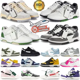 Designer White Buty Men Men Buty zewnętrzne z trampki z biura czarne białe różowe skórzane jasnoniebieskie trenerzy patentowe biegacze Sneaker 36-45